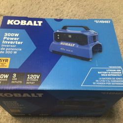 New Kobalt 300 Watt Power Inverter $50