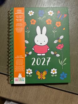 Miffy 2027 Green Floral Agenda