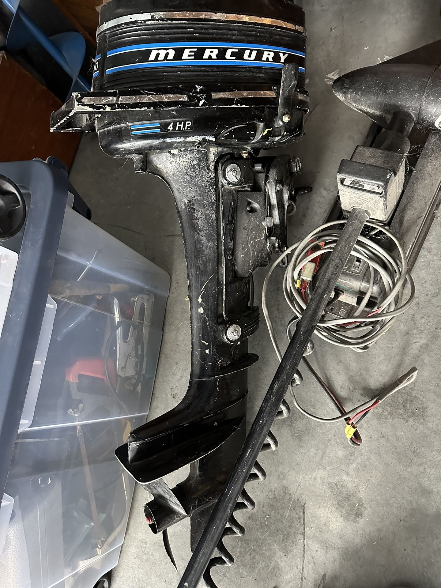 Mercury 40 - 4HP Trolling Motor 1970’s