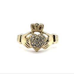 SYN CZ Ladies Ring 10K YG EPJ026623