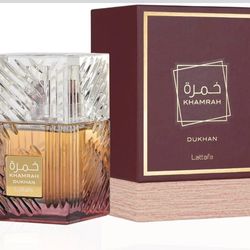 Lattafa Khamrah Dukhan for Unisex Eau de Parfum Spray, 3.4 Ounce / 100 ml
