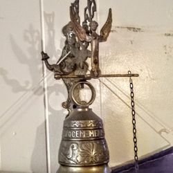 Antique Solid Brass Monastery Bell