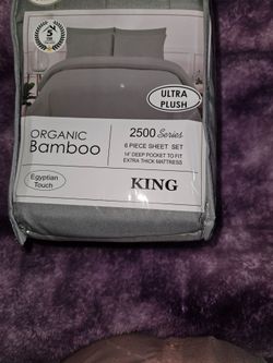 Organic Bamboo King Sheet Set