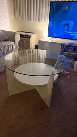 Glass Top Coffee Table