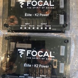 Focal XO/165W-XP Elite Utopia bidirectional crossovers for mid-range component tweeters