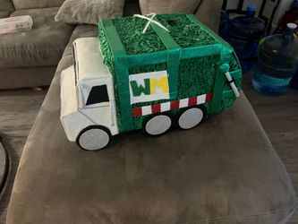 Trash truck piñata