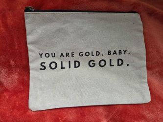 Travel/ beauty bag 9 x 7 inches, canva
