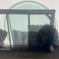 Glass Table Top Round 47 Inches 