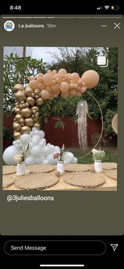 🎈🎈🎈Organic Balloon Ring 🎈🎈🎈