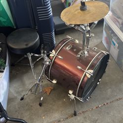 Kids Drum Set With Chair