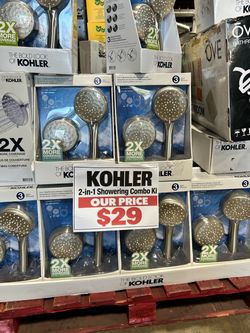KOHLER shower heads & faucets warehouse Liquidation Sale!
