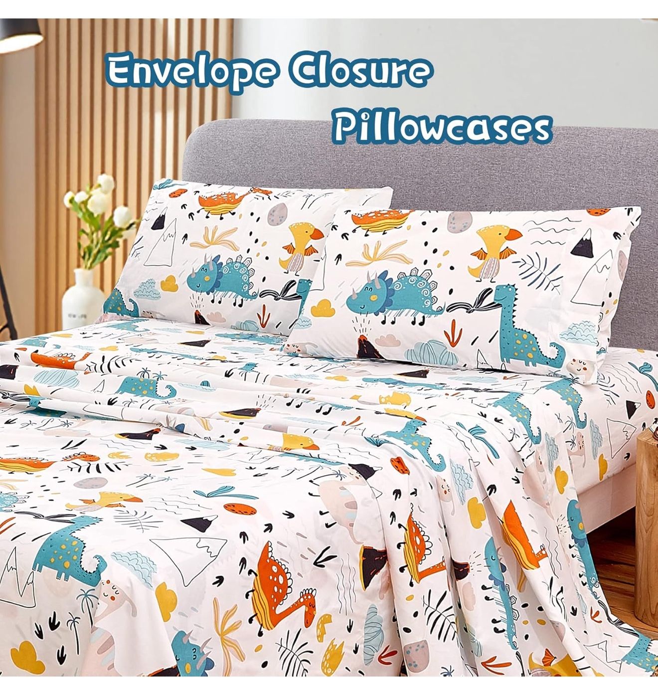 JSD Dinosaur Kids Sheet Set Twin Size