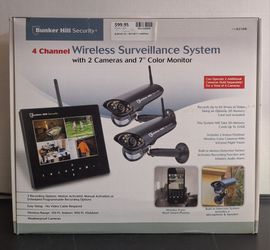 BUNKER HILL SECURITY CAMERA WIRELESS SURVEILLANCE  SYSTEM
