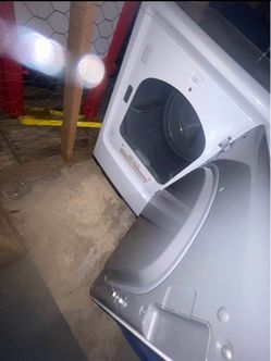 White Front-Load Dryer