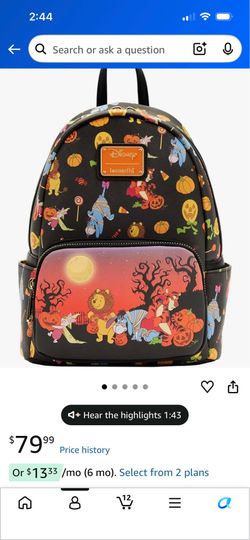 Winnie the Pooh Halloween loungefly