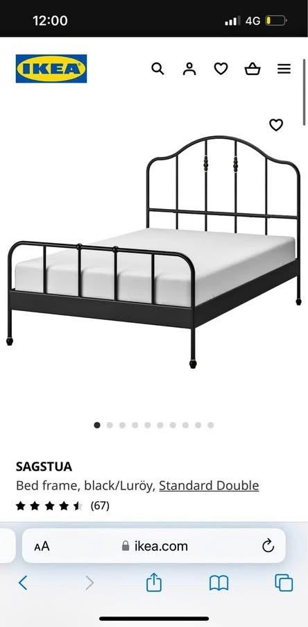 Ikea Sagstua Bed Frame (Full)