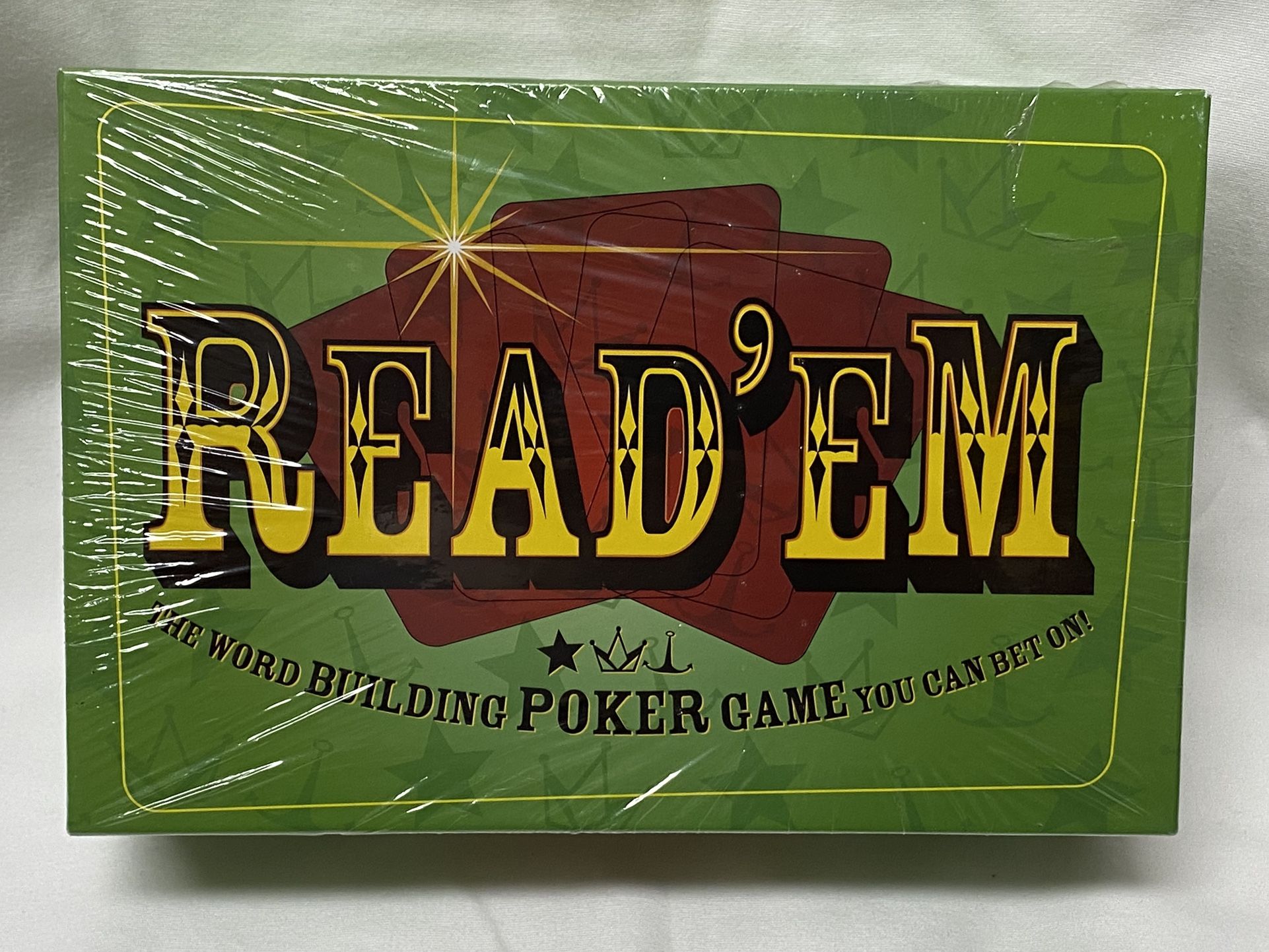 New Read 'Em Word Building Poker Board Game by Rumba - 2005 Edition - Sealed