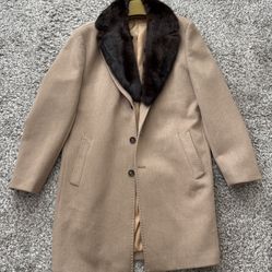Men’s Handmade Cashmere Car Coat