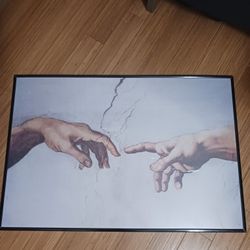 Framed Print Creation Of Adam