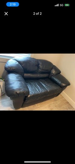 Black Leather Couch