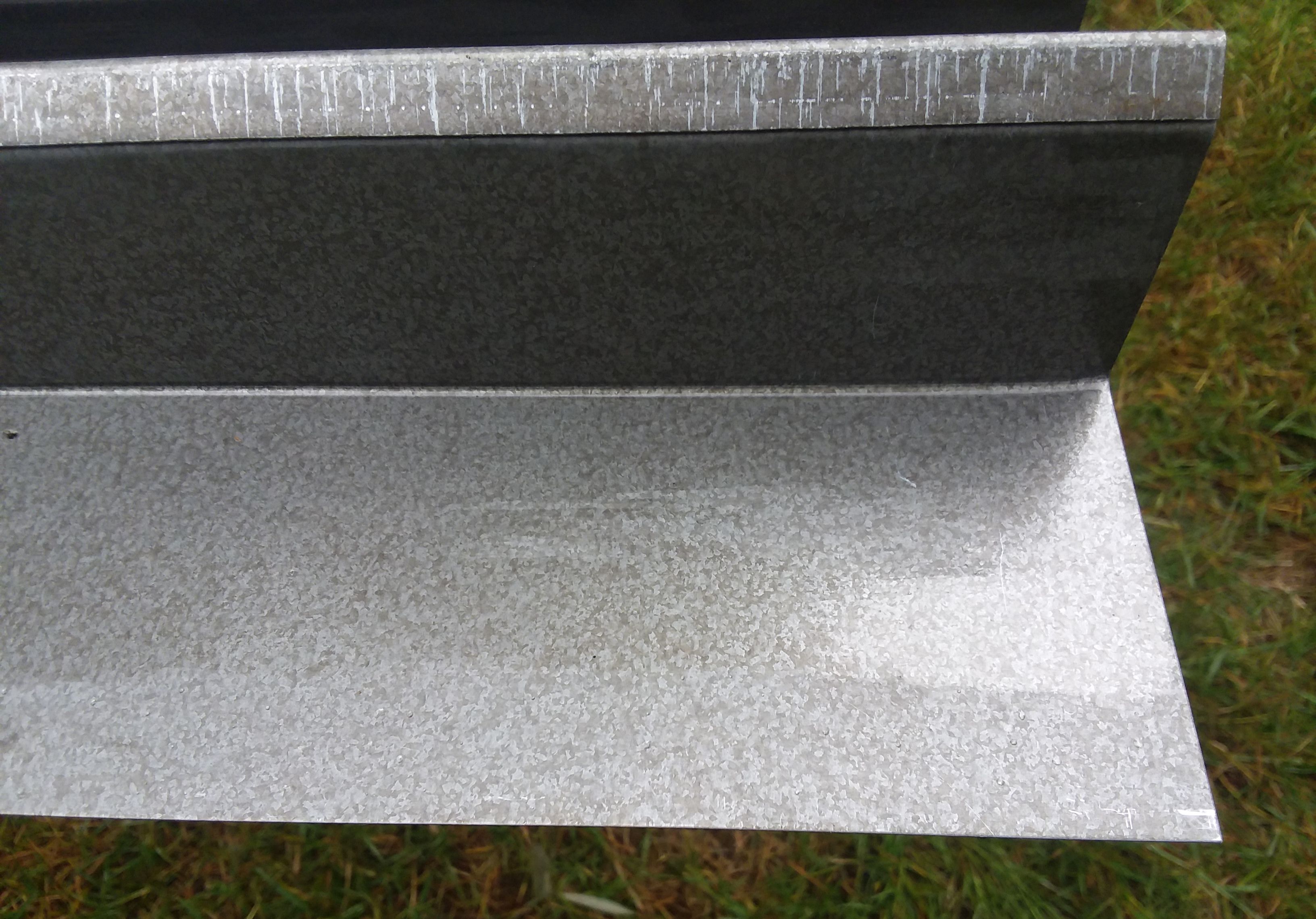 Drip Edge Gutter Apron Stainless Steel, (5) 10' Sections for Sale in