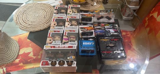 WWE Funko Pop & Hot Wheels Lot