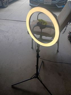 LED Ring Light with Tripod Stand and Phone Holder