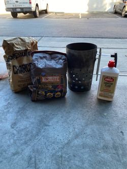Charcoal starter fluid bundle