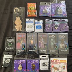 SDCC 2025 Assortment of Limited Edition Exclusive Pins from Yesterdays, BB CRE, And Butts on Things 