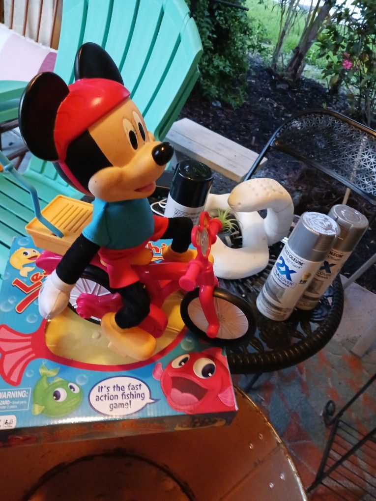 Cute Mickey On Bike Toy 5 Firm Look My Post Alot Nice Items