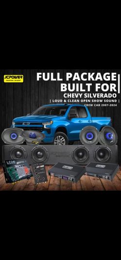Chevy silverado sistema completo box 4_8 pulgadas 2 amp