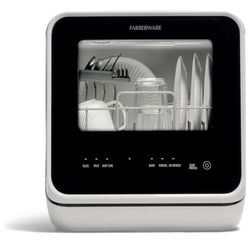 Faberware Portable Countertop Dishwasher With 5 Liter Built In Water Tank
