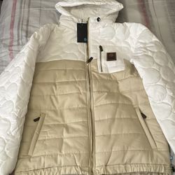 COOKIES Park Ave Coated Herringbone Jacket 