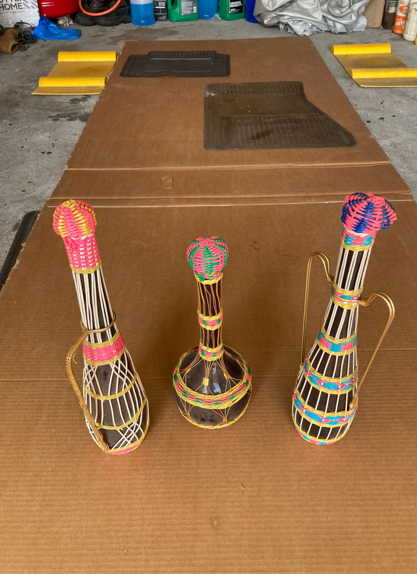Vintage decorative bottles
