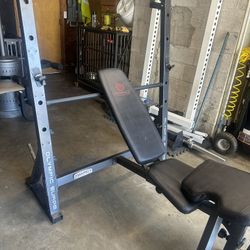 Marcy Olympic Bench And Rack
