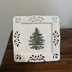 Spode Pierced Square Plate