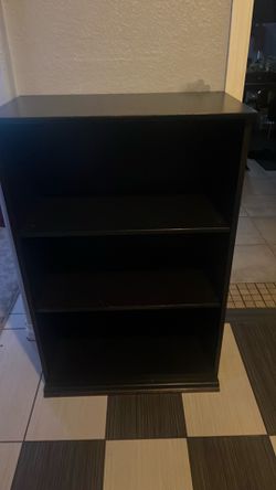 Black shelf