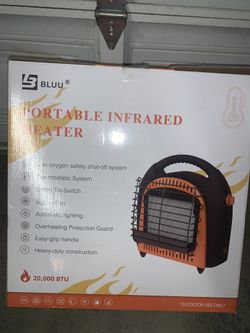 BLUU Portable Infrared Heater 20,000 BTU