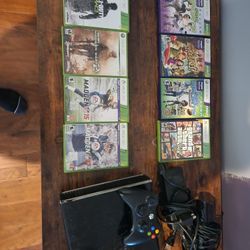Xbox 360 Console, Controllers And Games