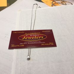 14 Kt ,diamond Pendant “Real Gold “