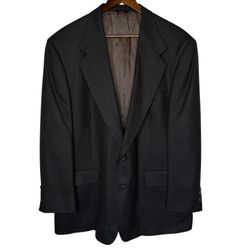 Vintage Hart Schaffner Marx Men’s Wool Brown Blazer Sport Coat 46R