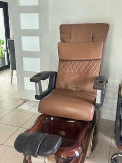 Salon Pedicure Spa Chair with Foot Basin