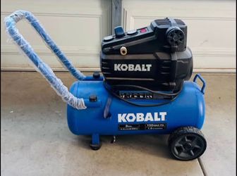 Kobalt 8-Gallon Portable Electric 150 PSI Horizontal Air Compressor NWT
