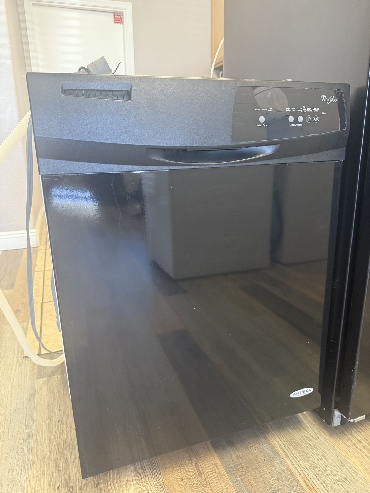 Whirlpool Black Dishwasher $50