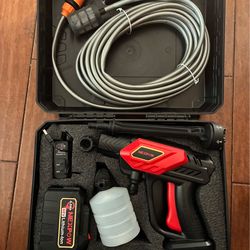 NEXPOW 1000PSI Cordless Pressure Washer, 2.4GPM Portable Power Washer with 6- in-1 Adjustable Nozzle