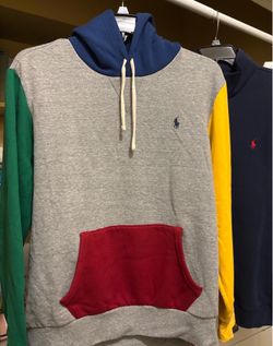 XL Polo Vintage Block Color Hoodie