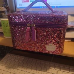 Caboodles Mini Glitter Train Case, Purple, NWOT