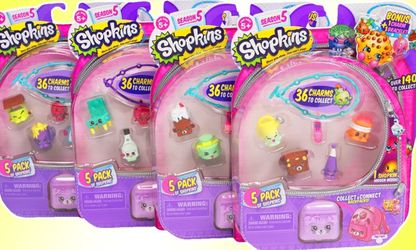 SHOPKINS SEASON 5- 5 PACKS