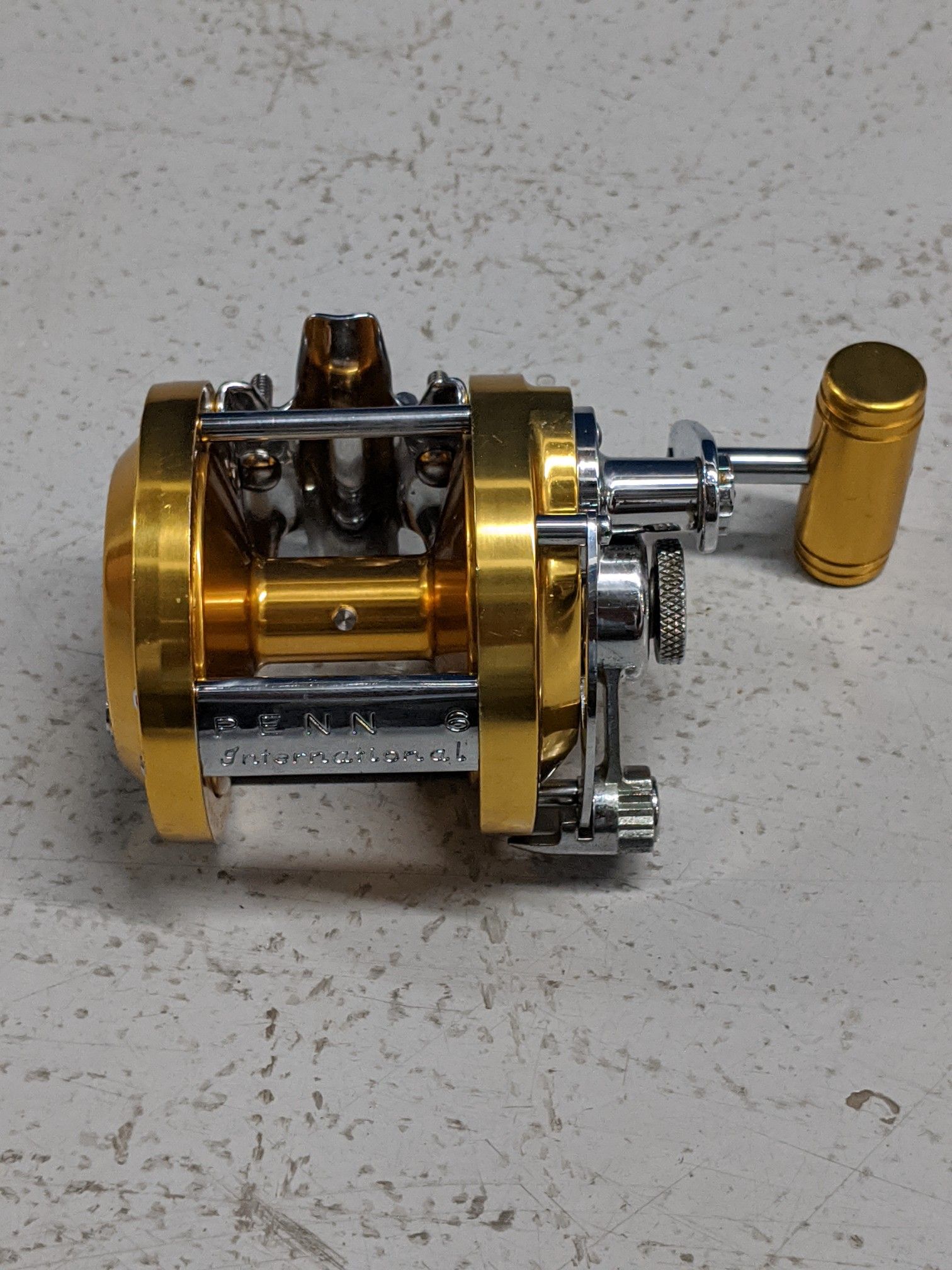 Rare Penn International 6 Conventional Reel. Serviced. Excellent Condition. Ready for fishing.