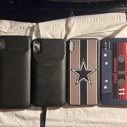 6 IPhone XS Max Cases 2 of them are Charging Cases